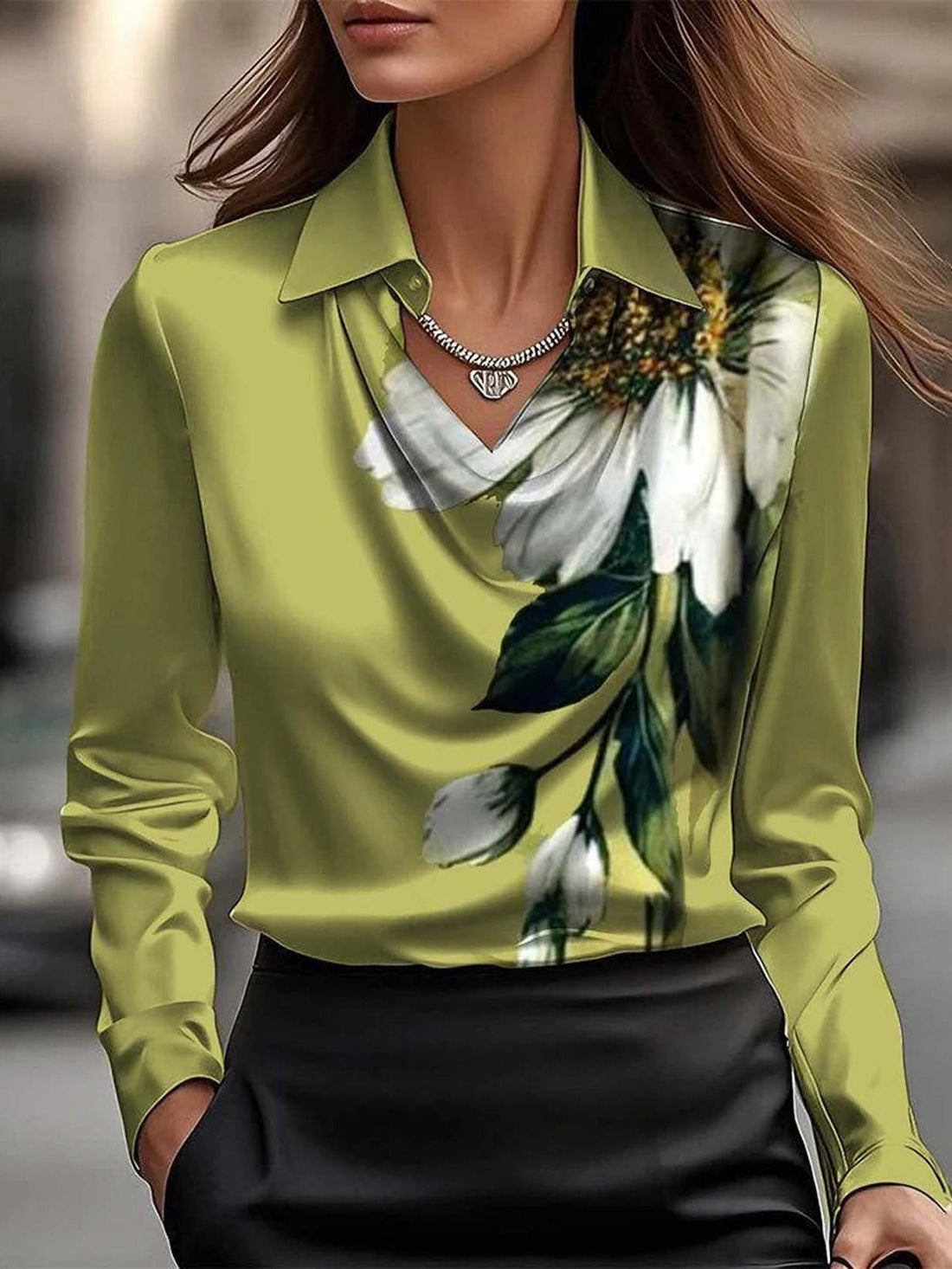 Amira - Blouse à volants élégante pour femmes