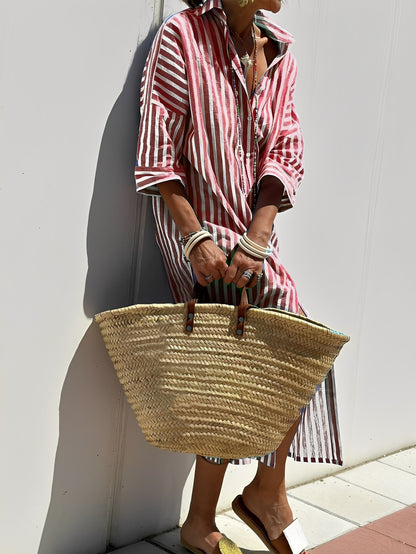 Amélie - Robe rayée classique pour femmes