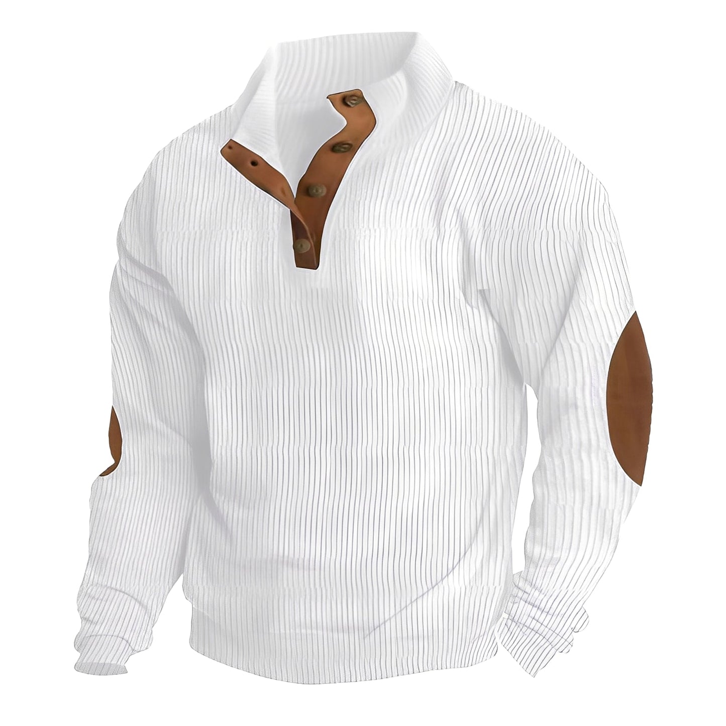 Clark - Pull épais en velours côtelé, confortable et décontracté pour hommes