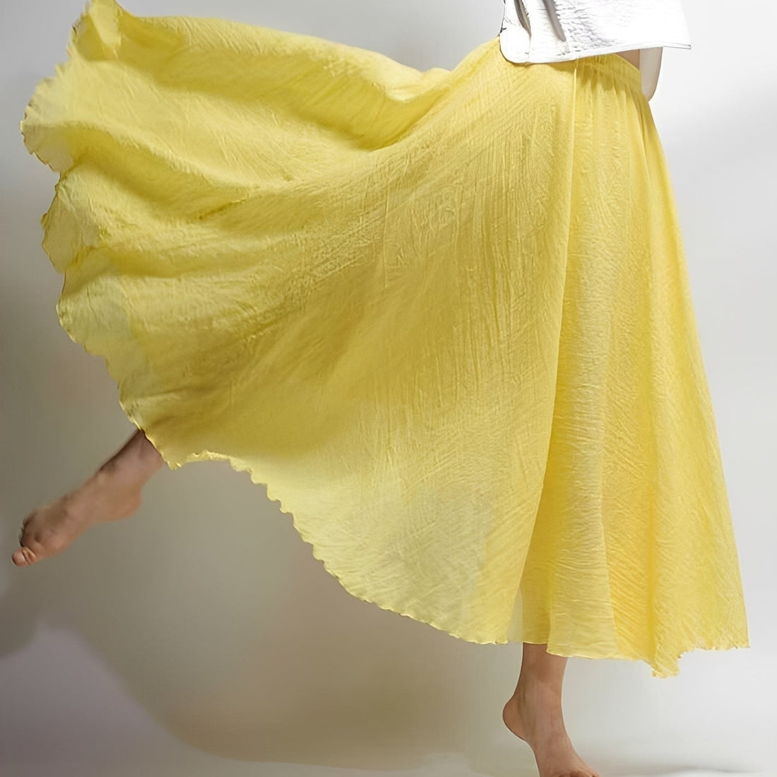 Alina - Jupe Maxi Bohème Aérienne
