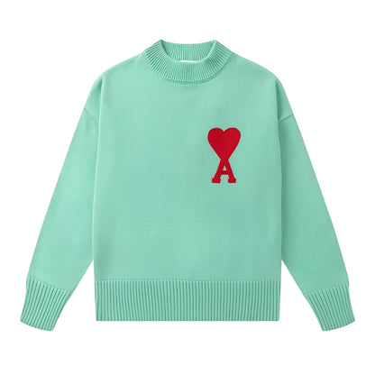 Aurélia - Pull avec cœur brodé pour femme