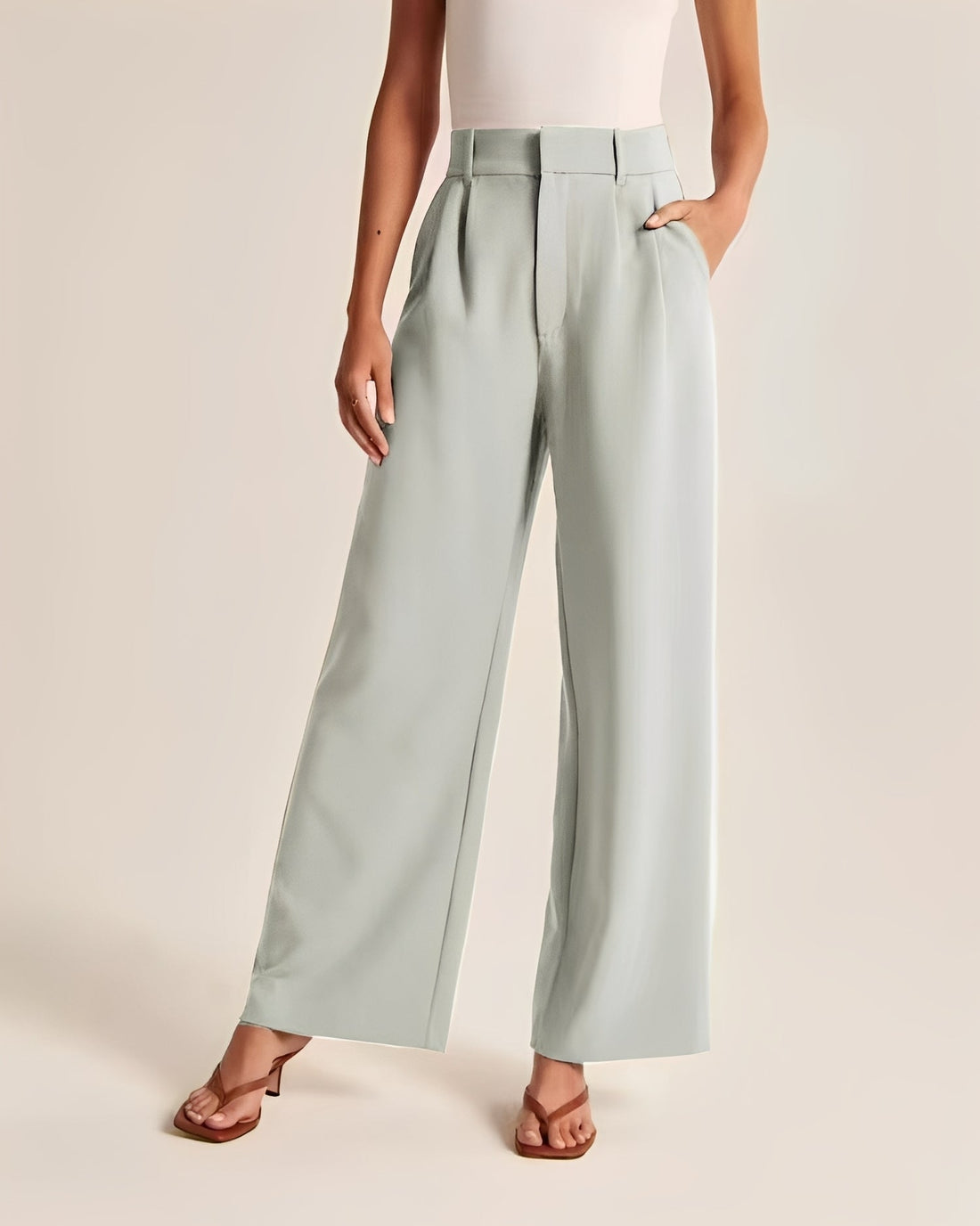 Ruth - Pantalon élégant à jambes larges pour femmes