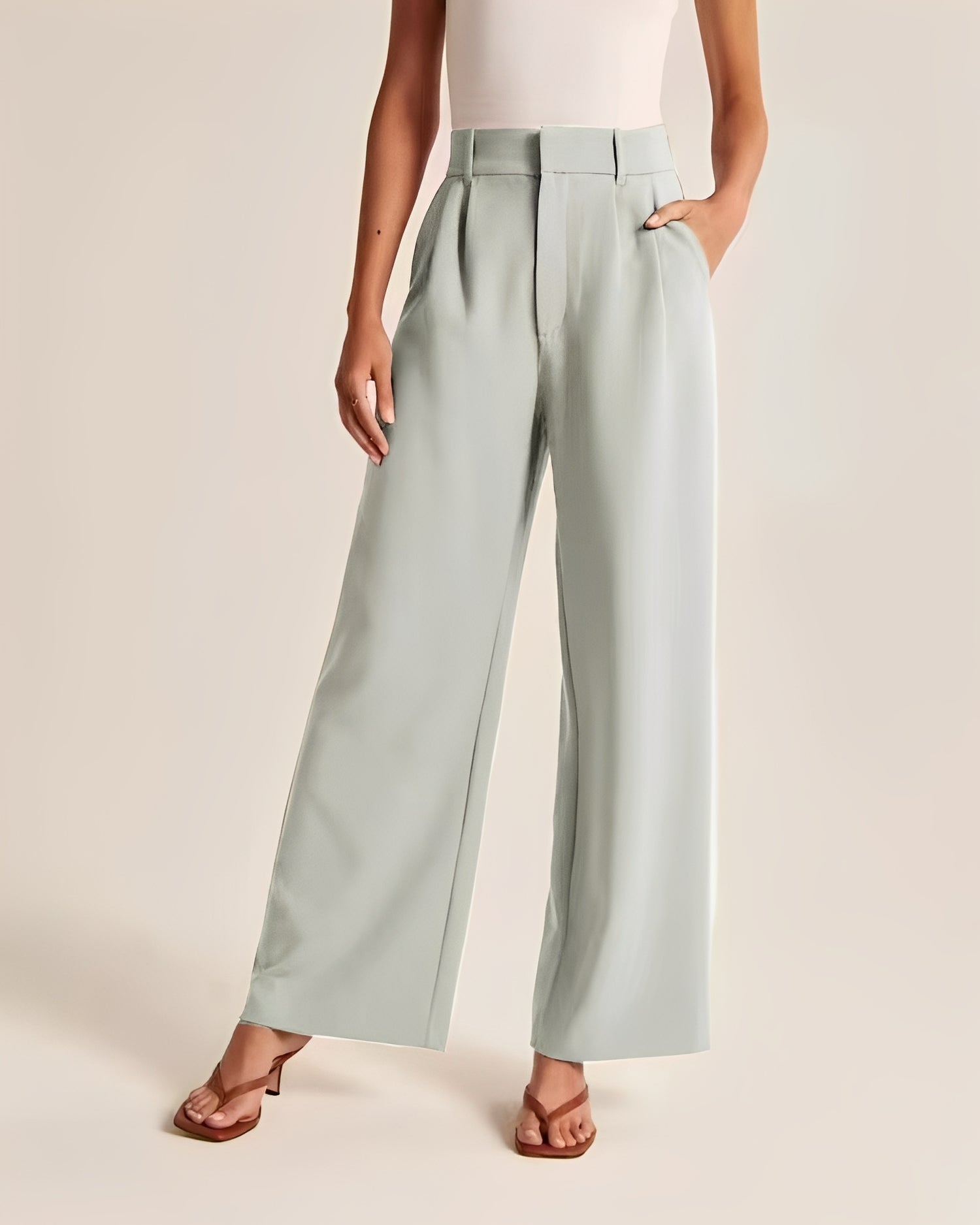 Ruth - Pantalon élégant à jambes larges pour femmes