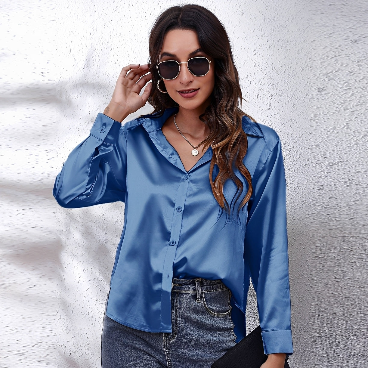 Erica - Blouse moderne à manches longues pour femmes