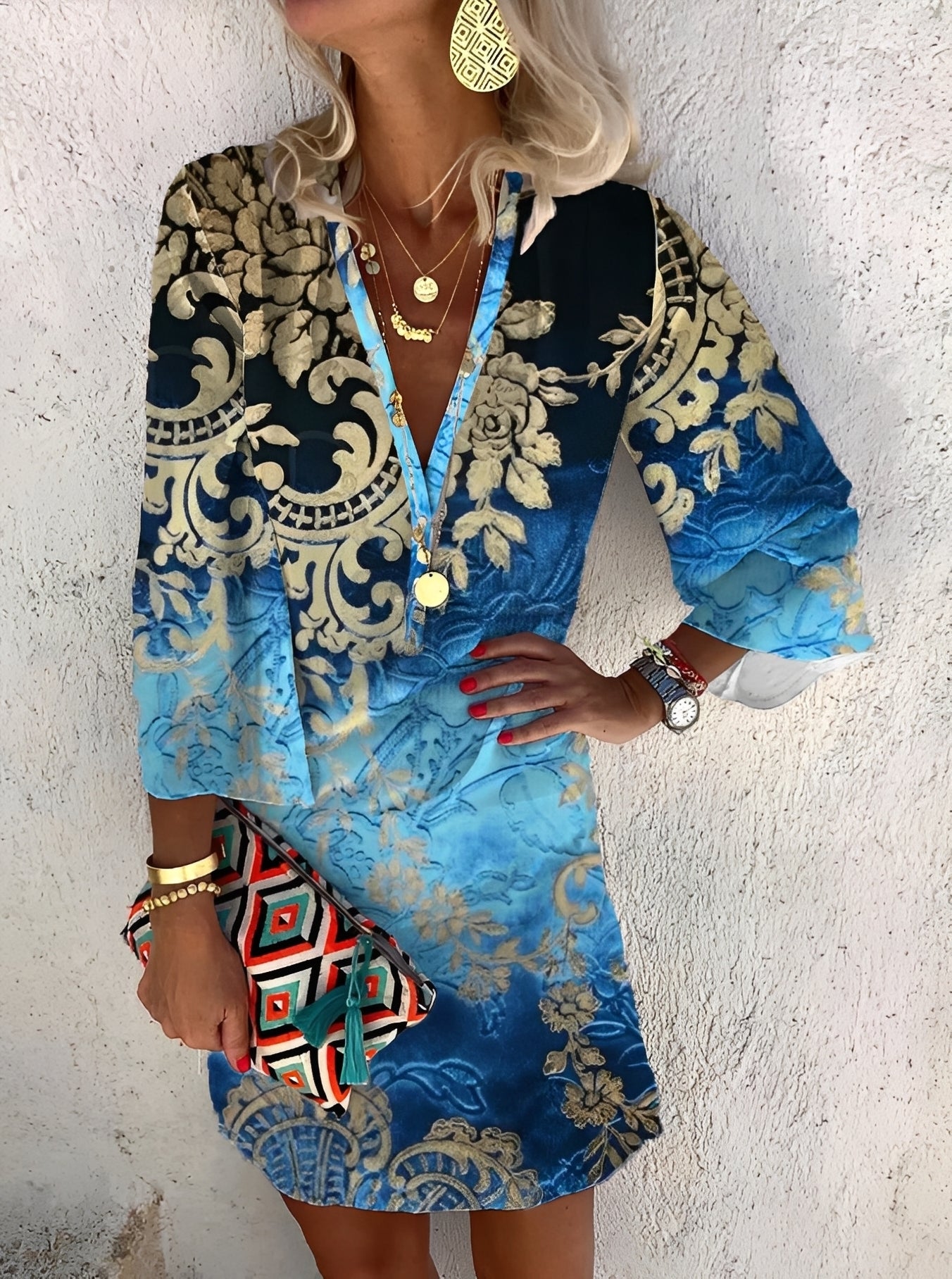 Shania - Robe mini boho chic pour femmes