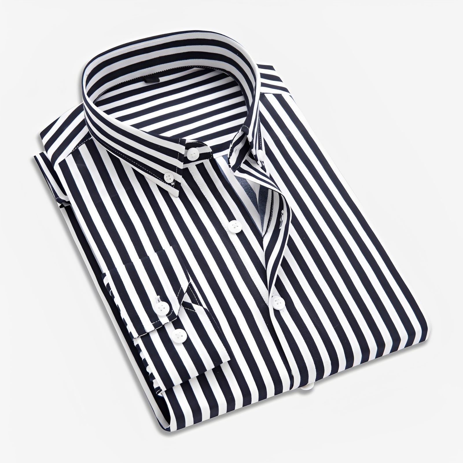 Edward - Chemise à rayures longues manches