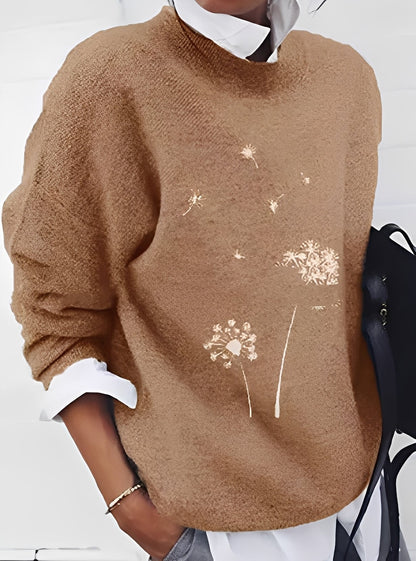 Milly - Modischer Pullover, weiter Schnitt mit Muster für Damen