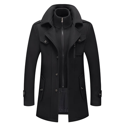 Darius - Manteau en laine chic et chaud pour homme