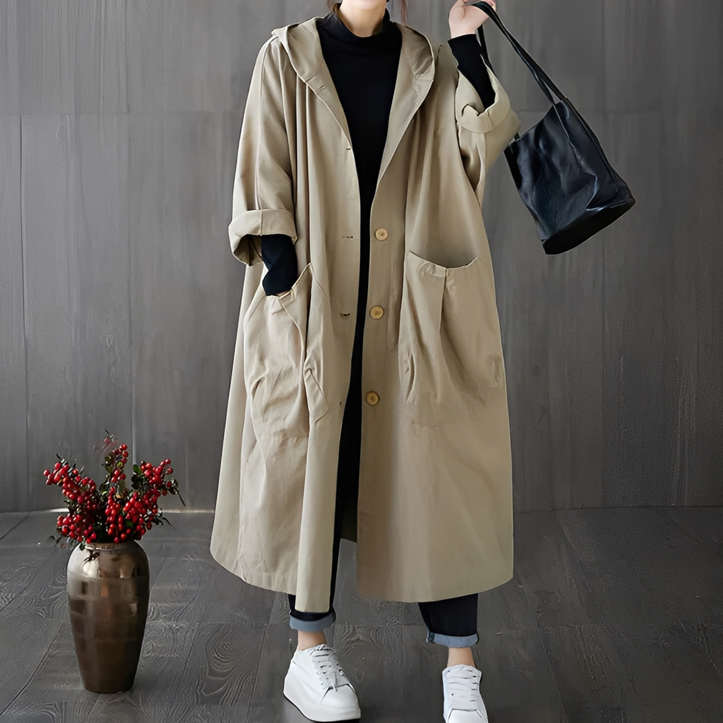 Dael - Trench-coat oversize pour femme