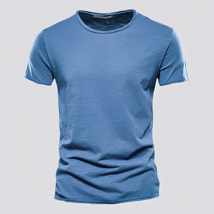 Shawn - Einfaches und bequemes Herren-T-Shirt mit Rundhalsausschnitt