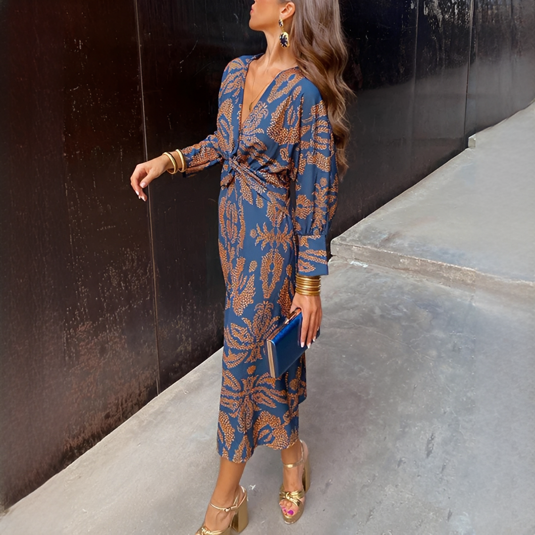 Elsie - Robe longue chic