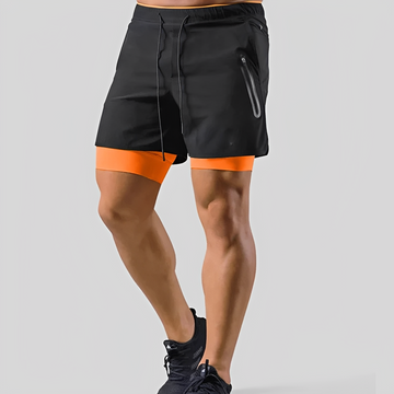 Steven - Short pour homme - Double épaisseur pour le sport