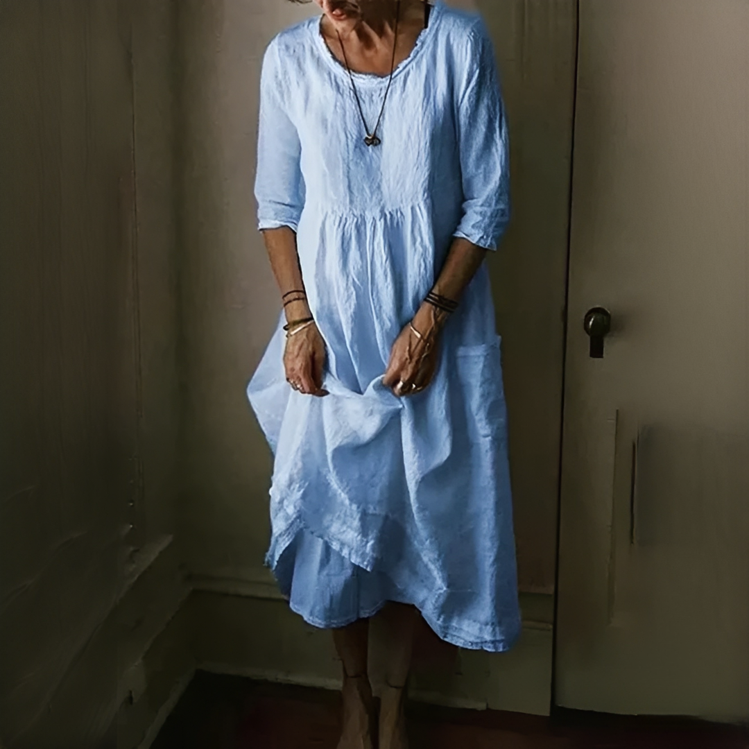 Aimee - Robe Plissée Confortable