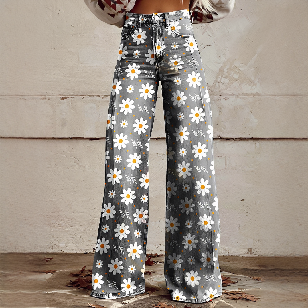 Shannon - Pantalon Large Stylé