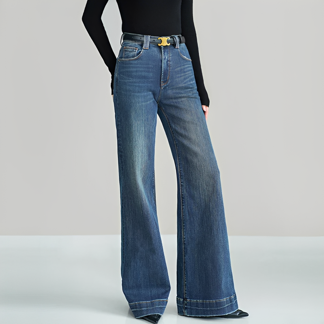 Tamia - Jeans Élégant Taille Moyenne