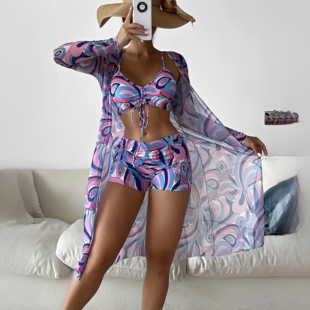 Elza - Ensemble Bikini Tendance Trois Pièces