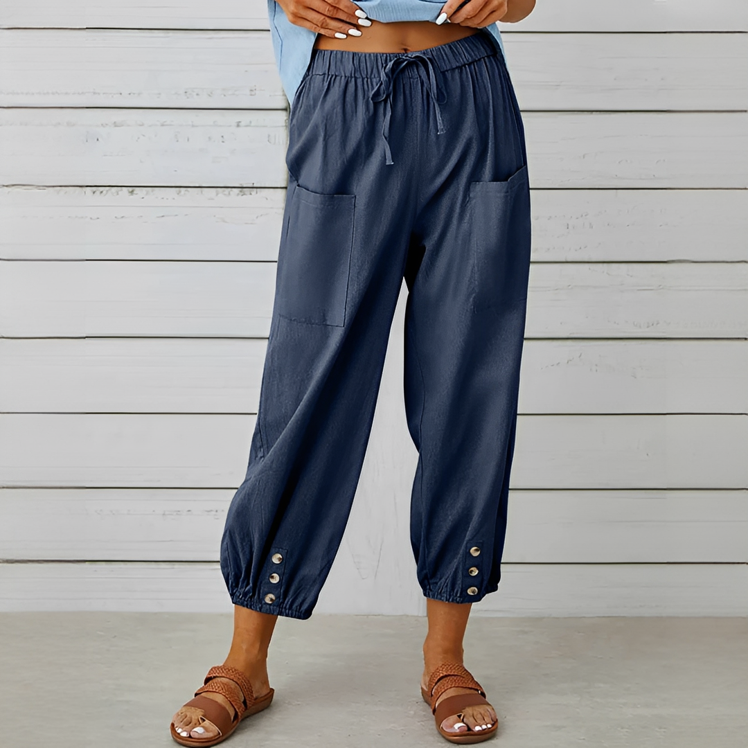 Scarlett - Pantalon confortable à cordon