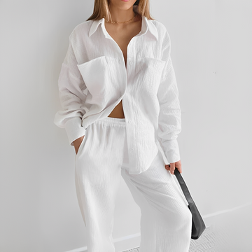 Lucille - Tenue Relax Deux Pièces avec Pantalon
