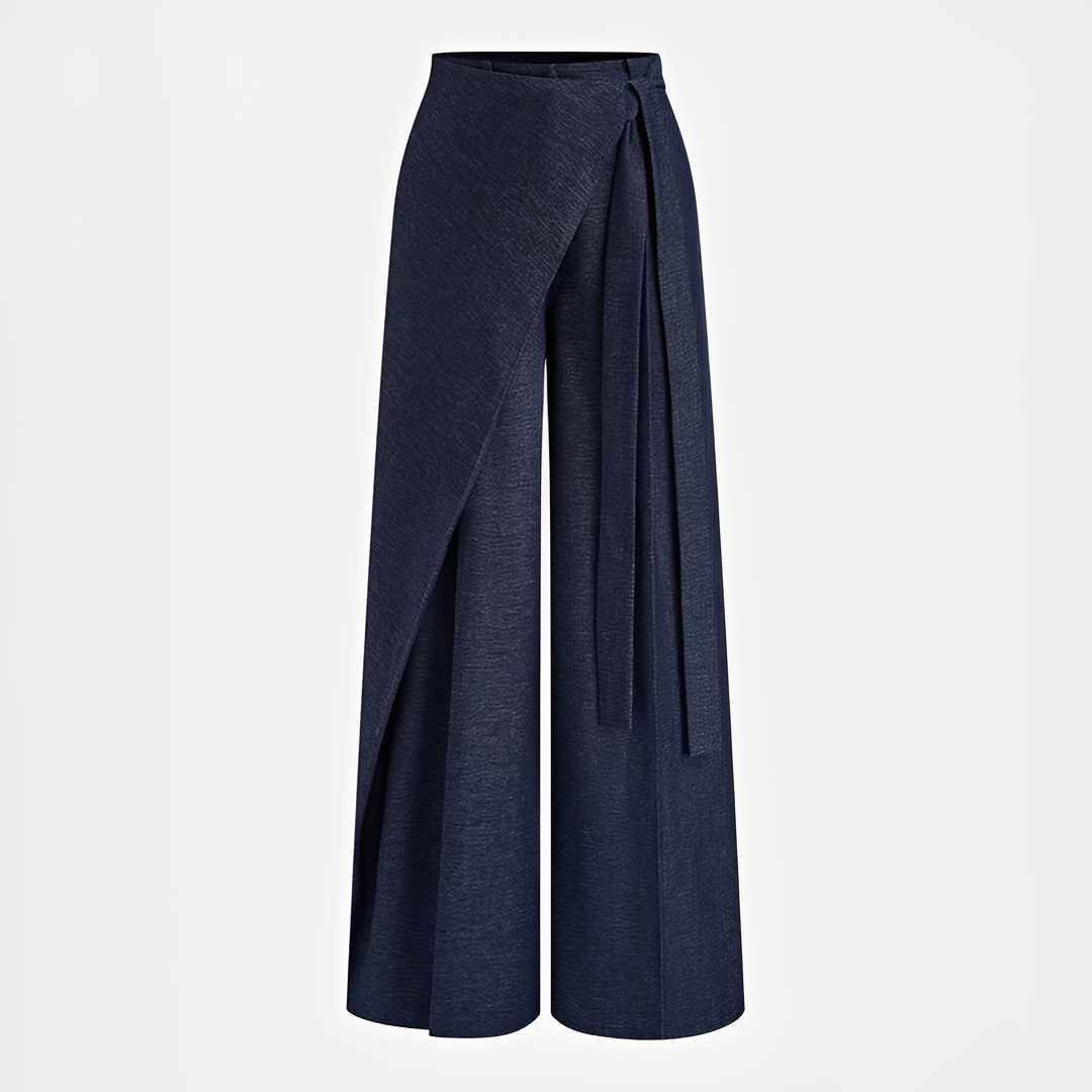 Leilani - Pantalon large asymétrique