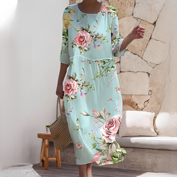 Angelica - Robe d'été élégante et fluide pour femme