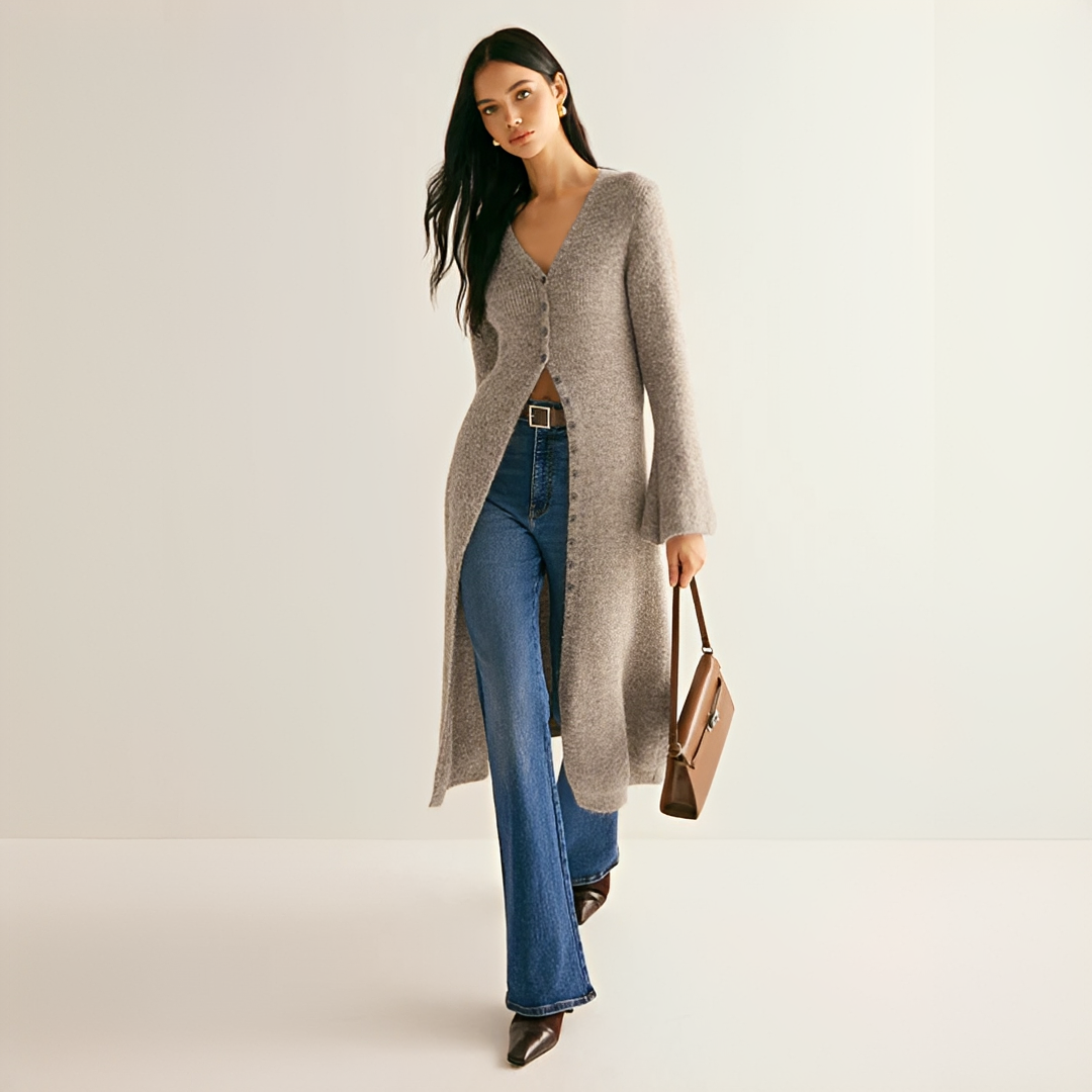Zoey - Robe élégante col en V