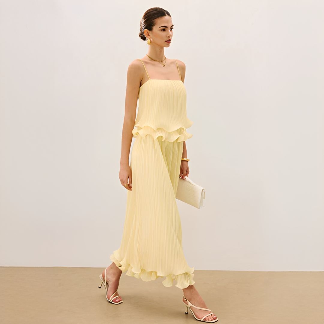 Daphne - Set Élegant de Jupe Plissée