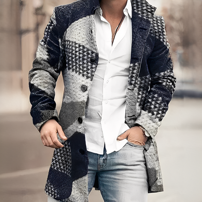 Donald - Trench-coat d'hiver tendance pour homme