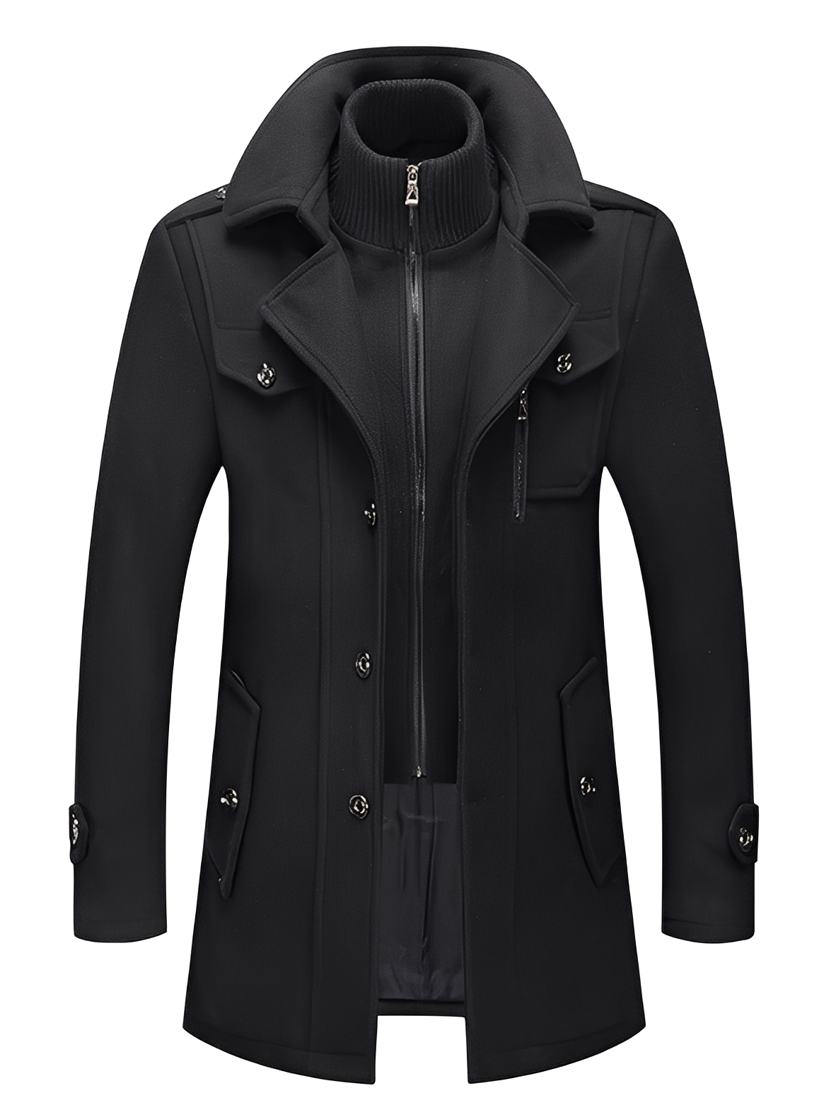 Philip - Manteau moderne avec poches pour homme