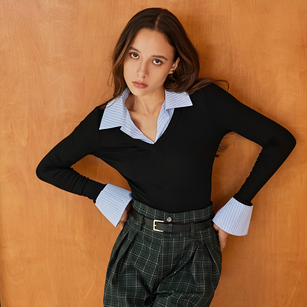 Venedita - Chemise Confortable à Manches Longues