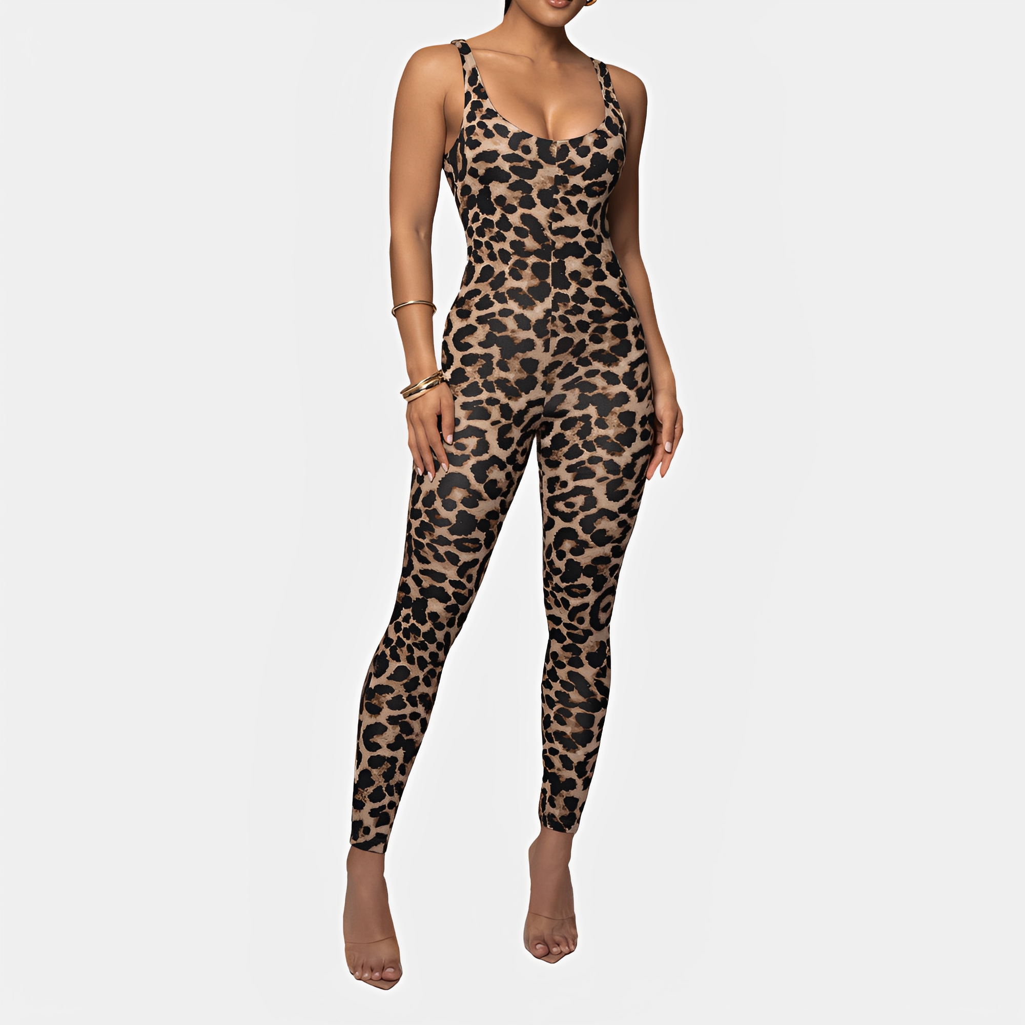 Elaine - Robe moulante élégante avec motifs