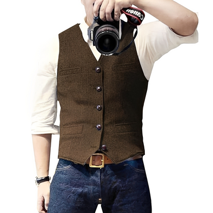 Ismaël - Stylish and Casual Autumn Vest for Men