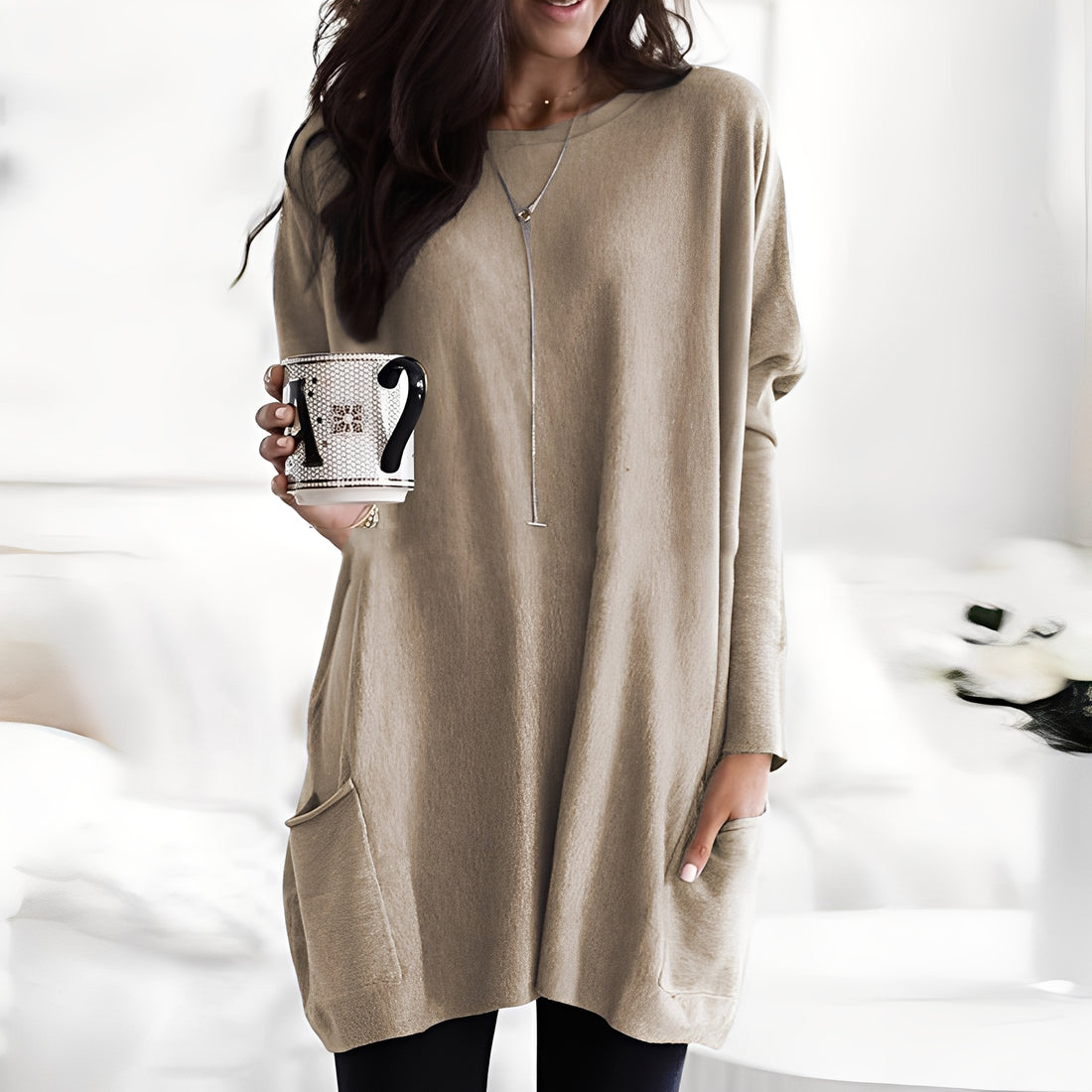 Diane - Pull à manches longues tendance pour femmes