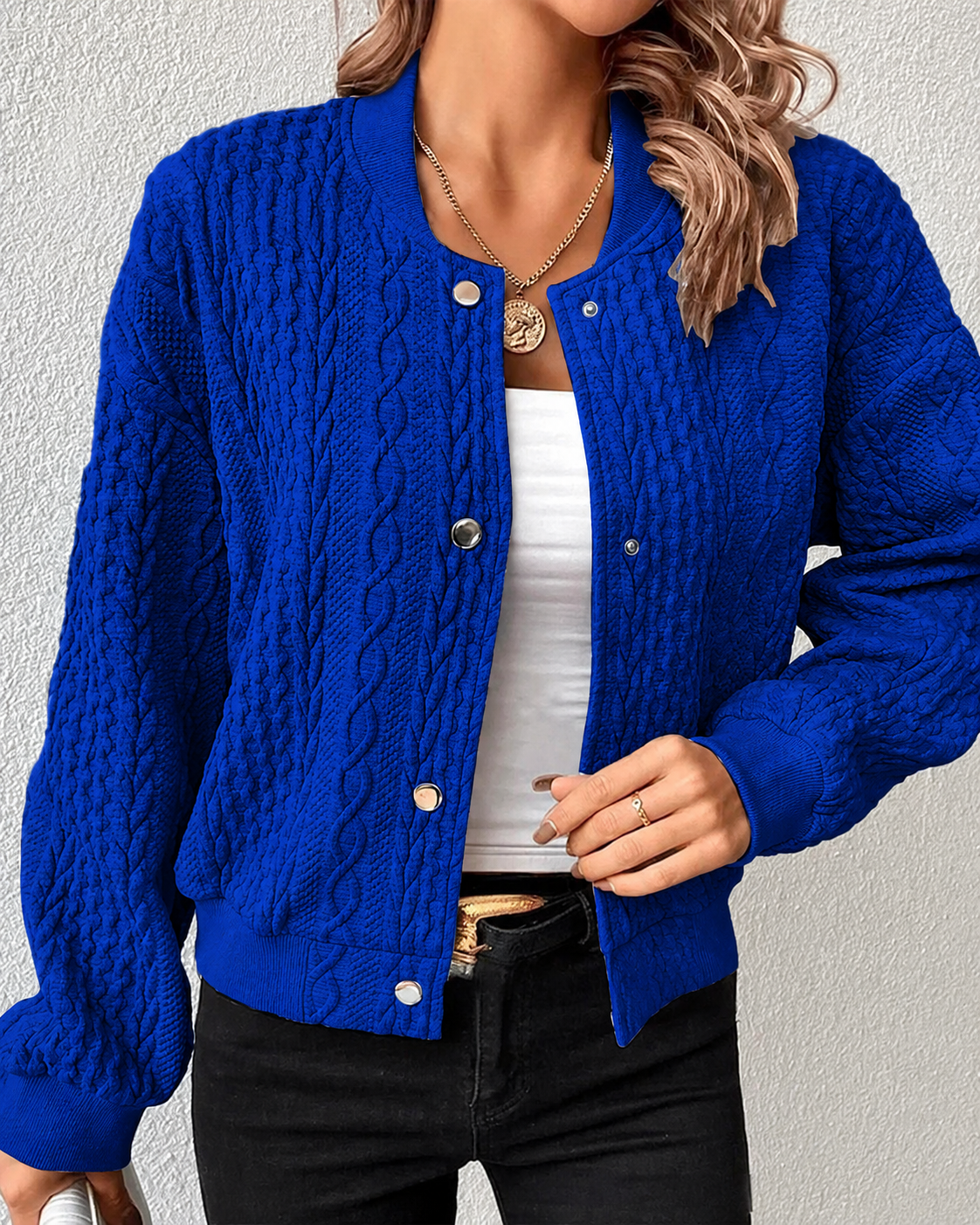 Kymbrea - Cardigan Confortable à Boutons