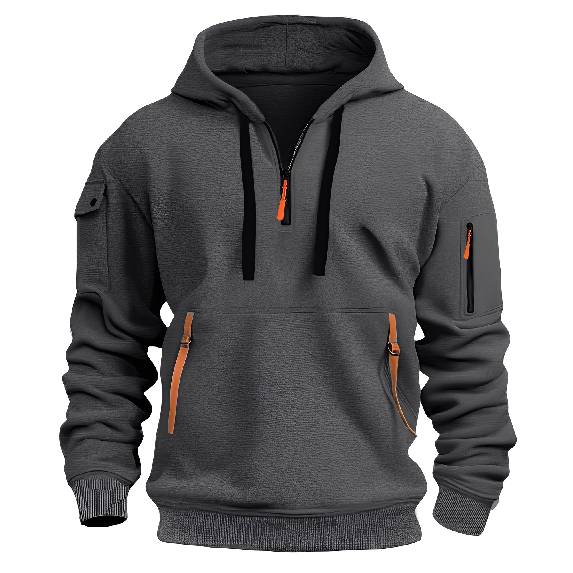 Norton - Sweat moderne à capuche avec zip pour homme