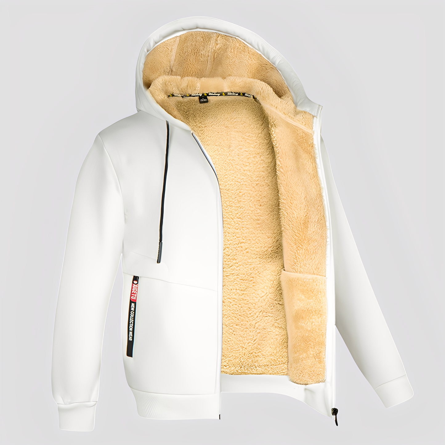 Waldo - Sobre, avec sweat à capuche en polaire pour hommes