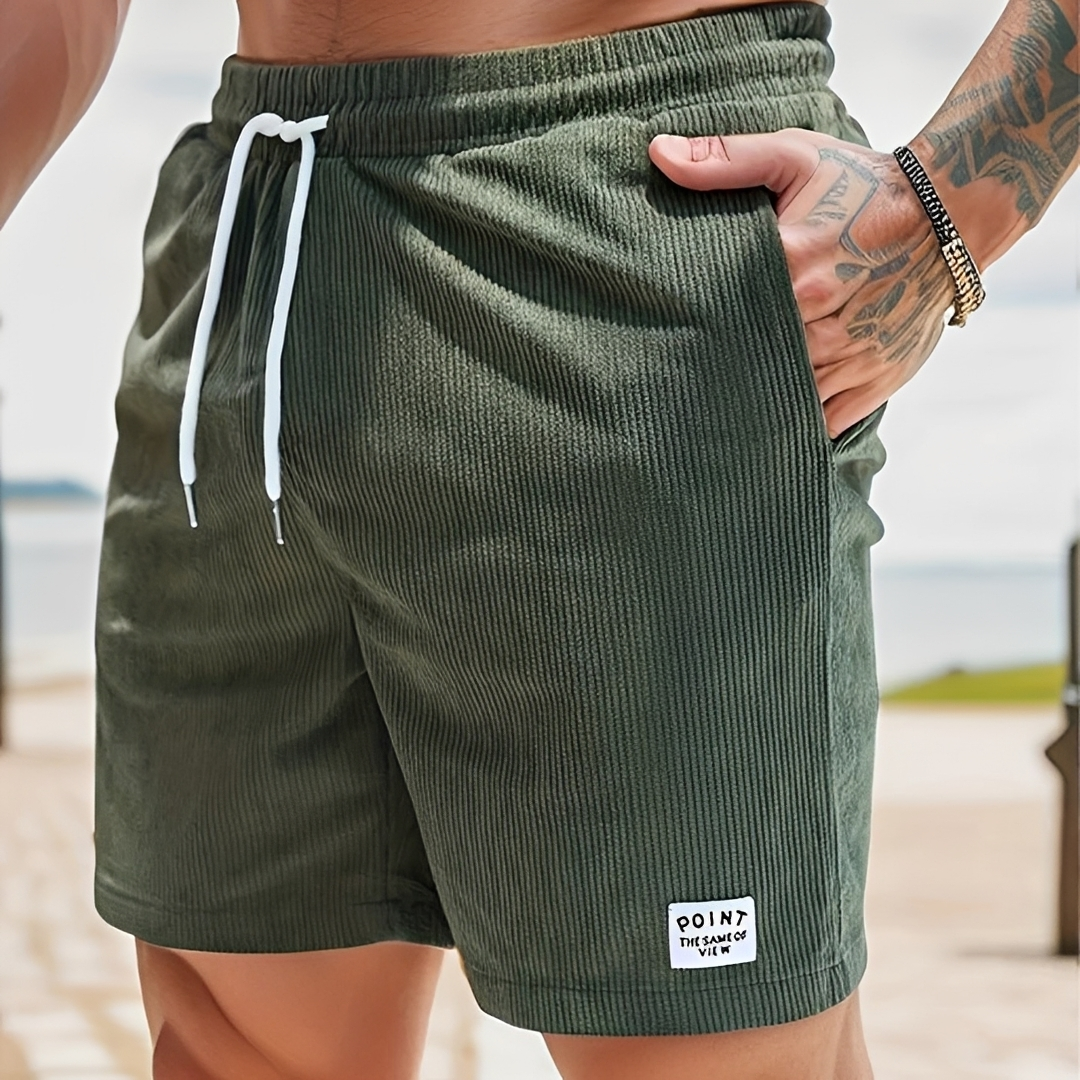 Devonto - Short d'été rayé confortable pour homme