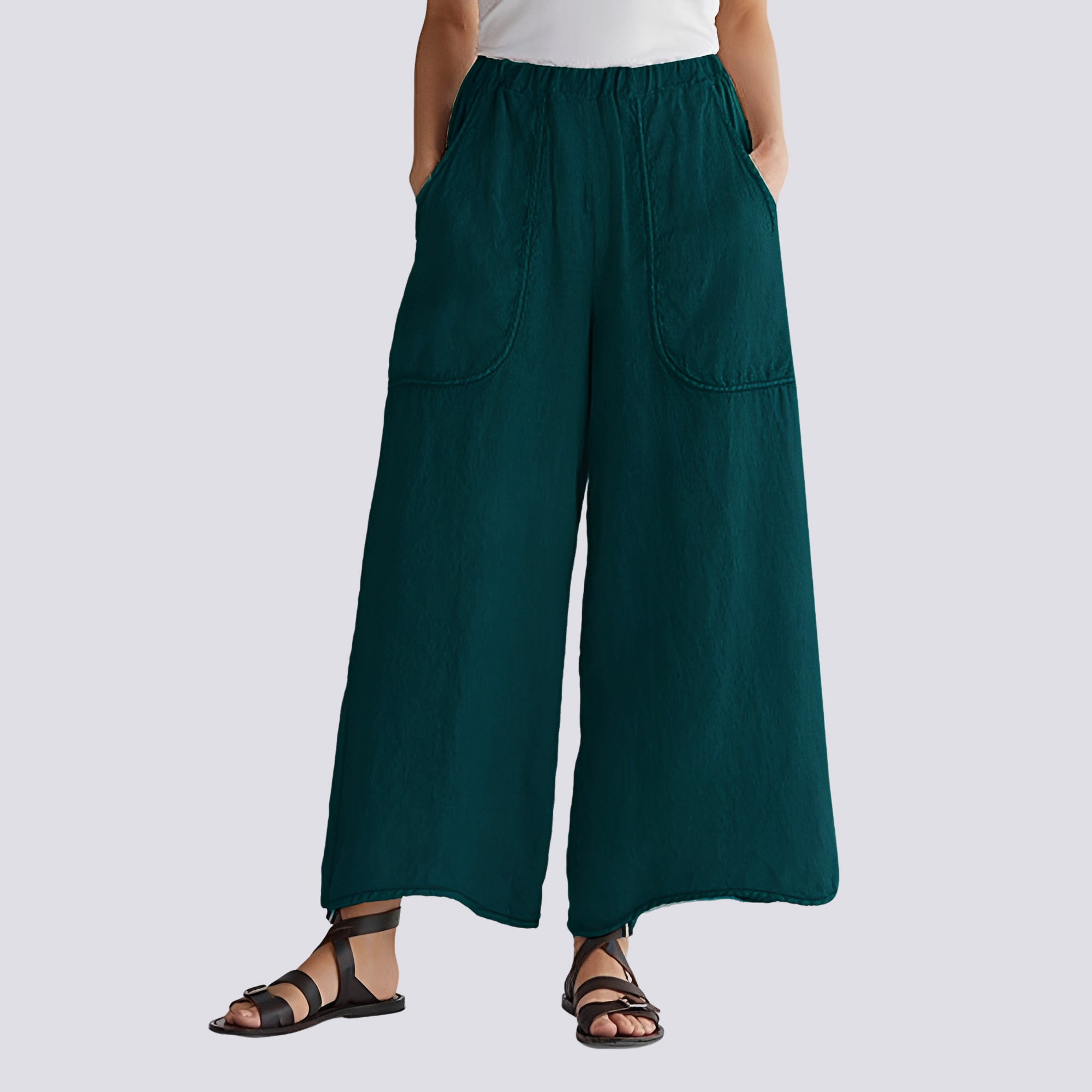 Angela - Pantalon décontracté à jambes larges pour femmes