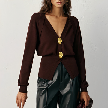 Kisha - Gilet Chic au Col en V