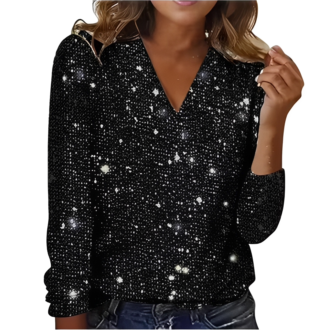 Casandra - Haut à paillettes tendance pour femme