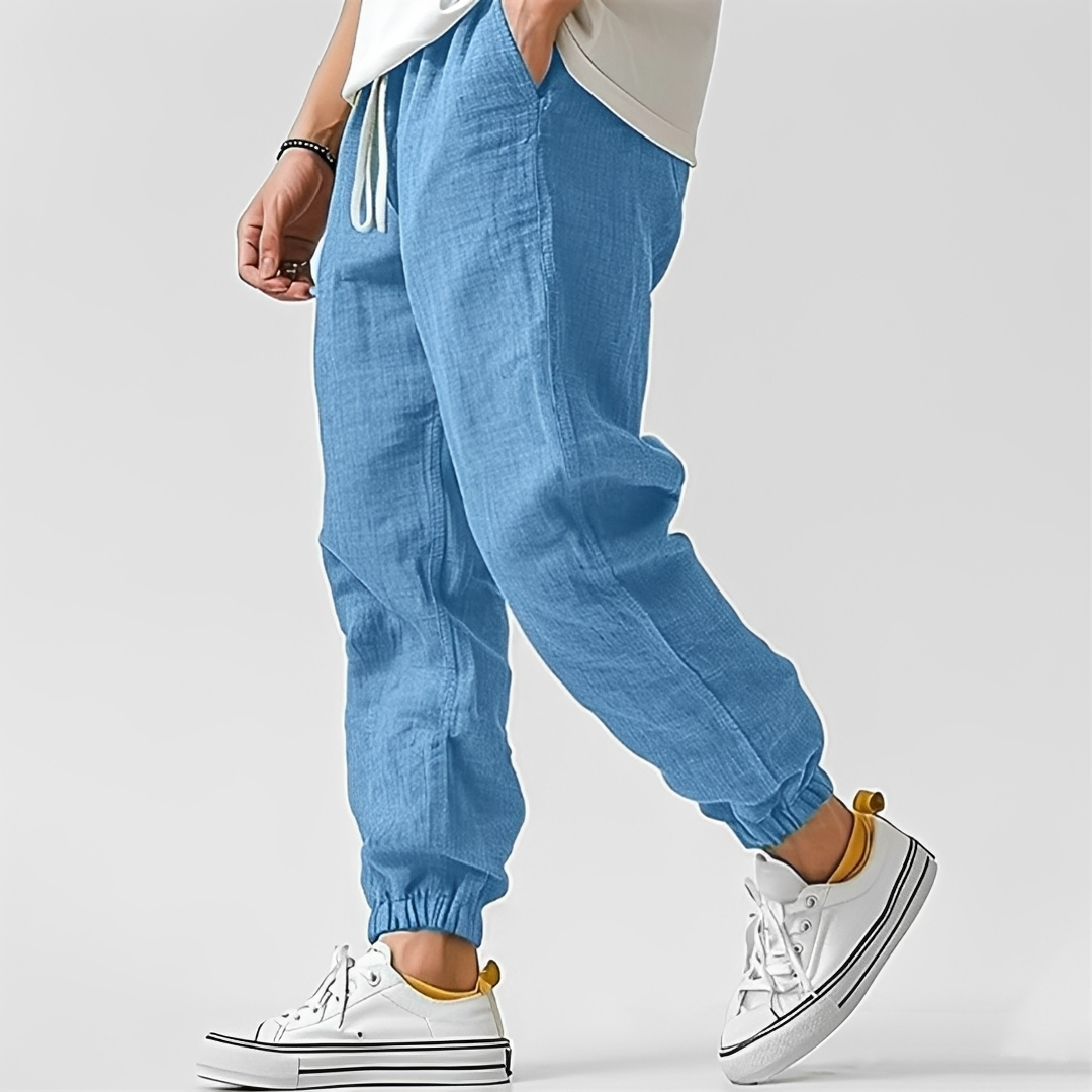 Robin - Un pantalon d'été élégant et polyvalent pour homme
