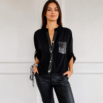 Chalise - Blouse Élégante à Boutons
