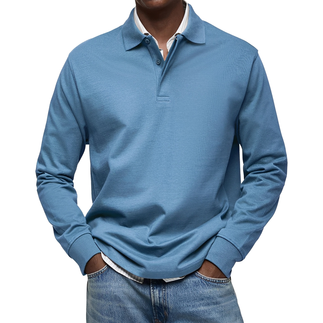 Argus - Polo à manches longues pour homme