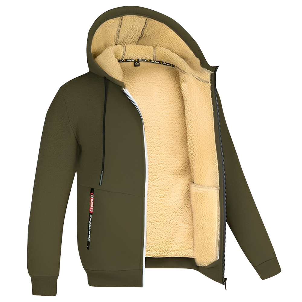 Raphael - Warm, with fleece-lined hood for men