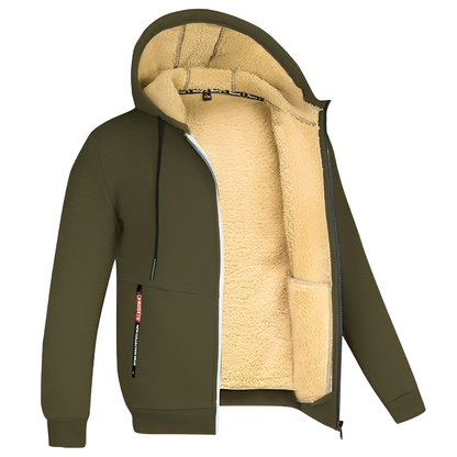 Raphael - Warm, with fleece-lined hood for men
