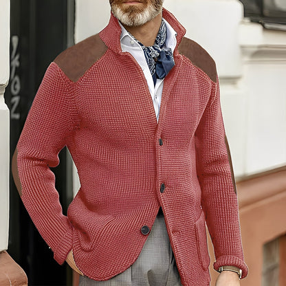 Caleb – Eng anliegender und lässiger Herrenpullover aus Maschenware