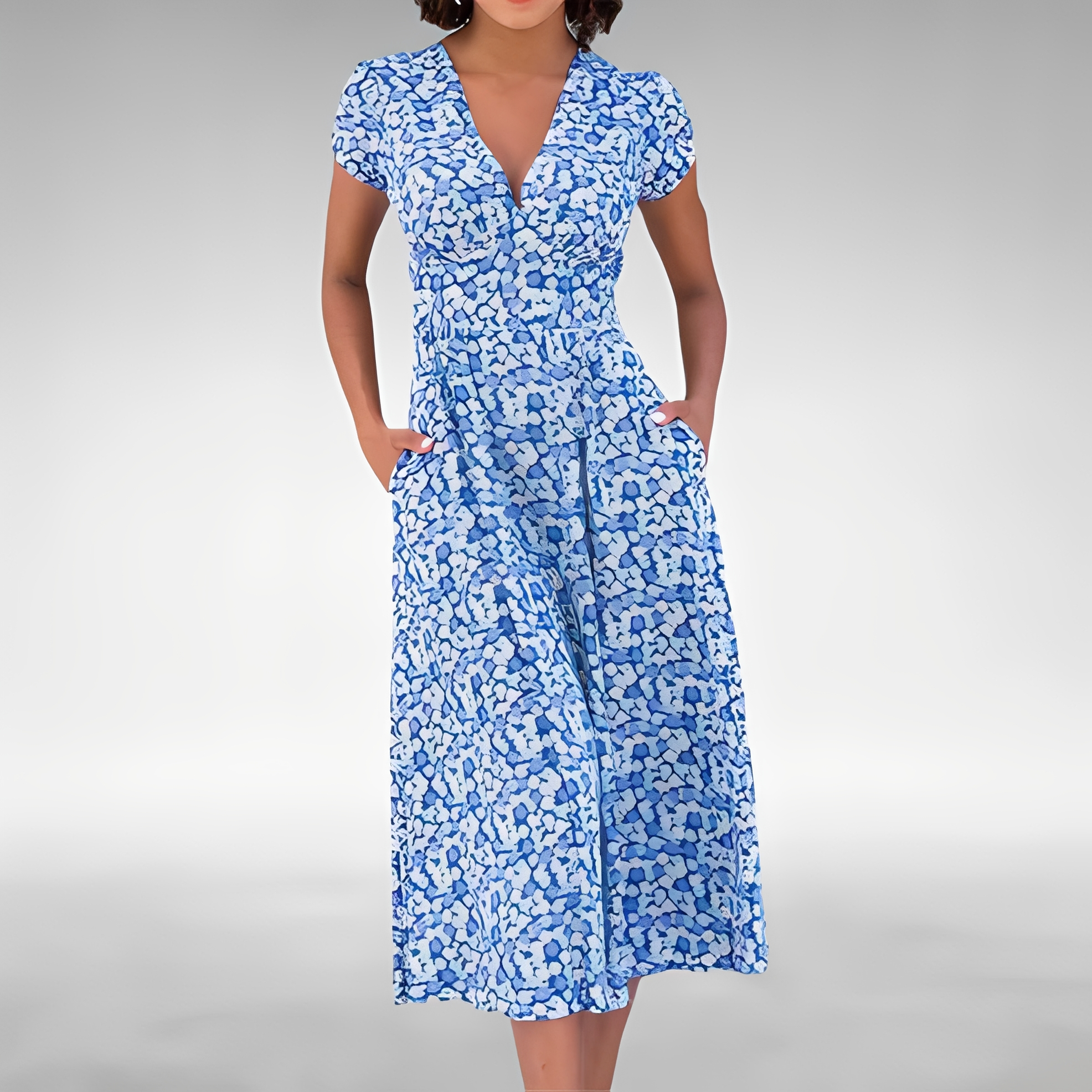 Althina - Robe fluide et élégante pour femme