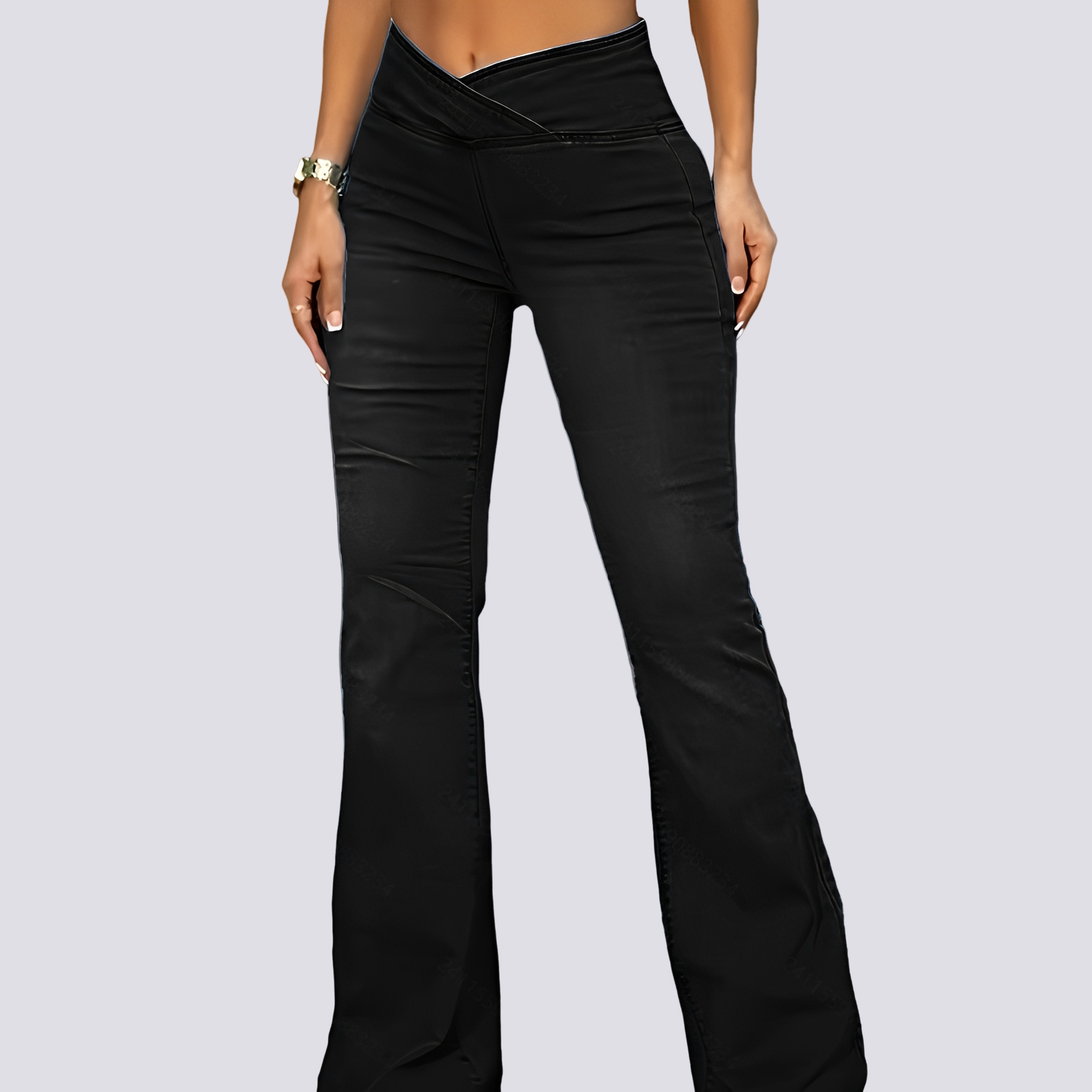 Lexi - Pantalon chic en jean avec coupe évasée