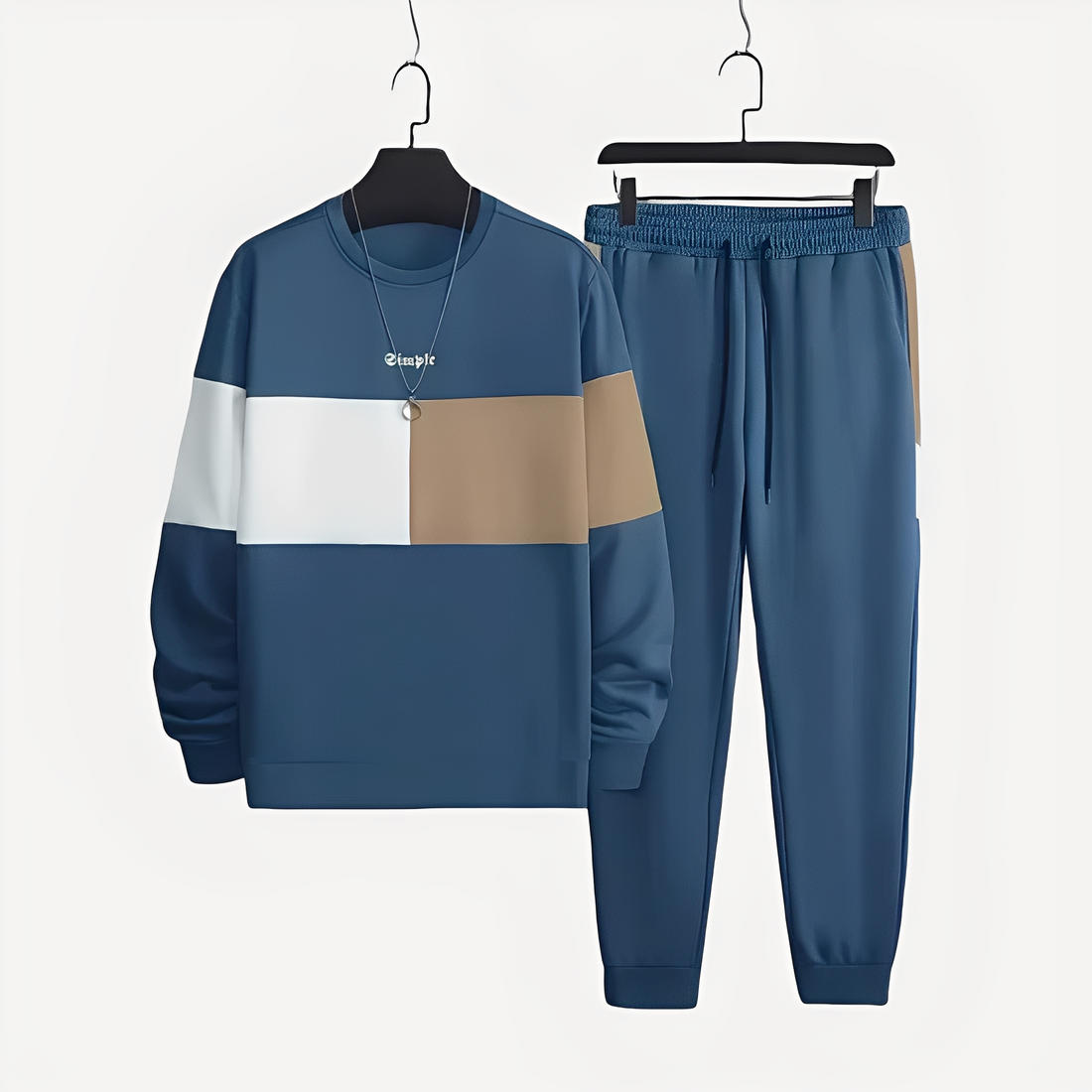Charlton - Ensemble sportif pour homme avec design en blocs de couleurs