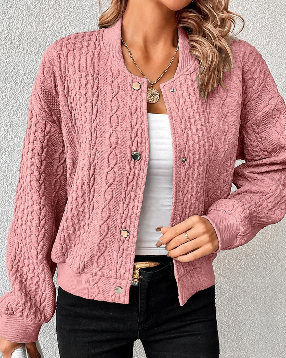 Kymbrea - Cardigan Confortable à Boutons