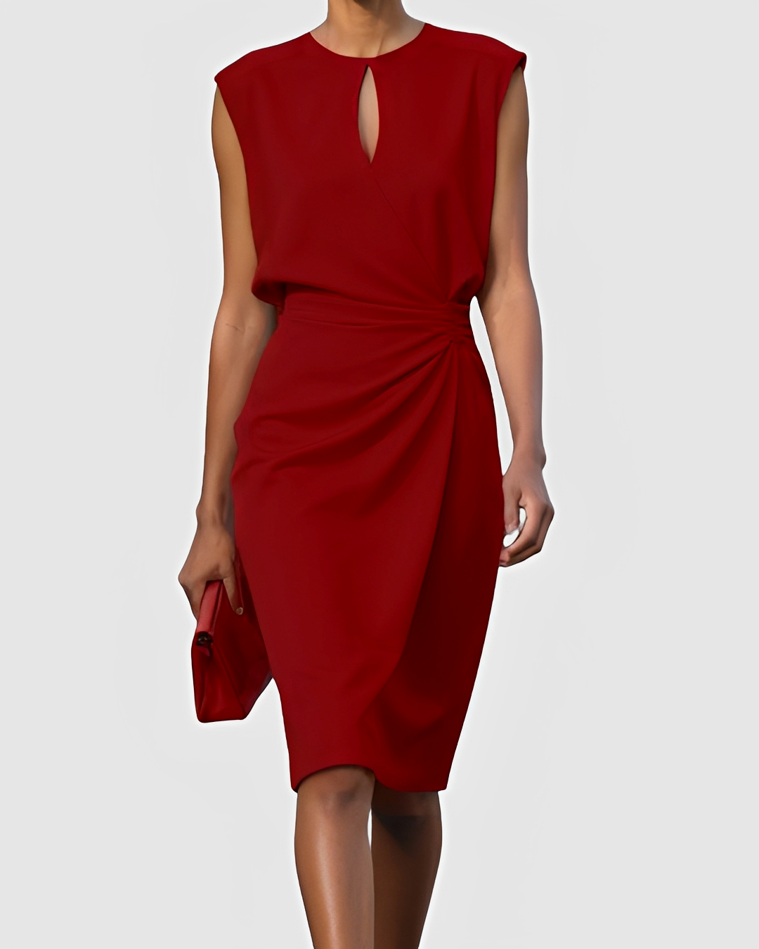 Ronna – Elegantes Kleid mit gerafftem Detail